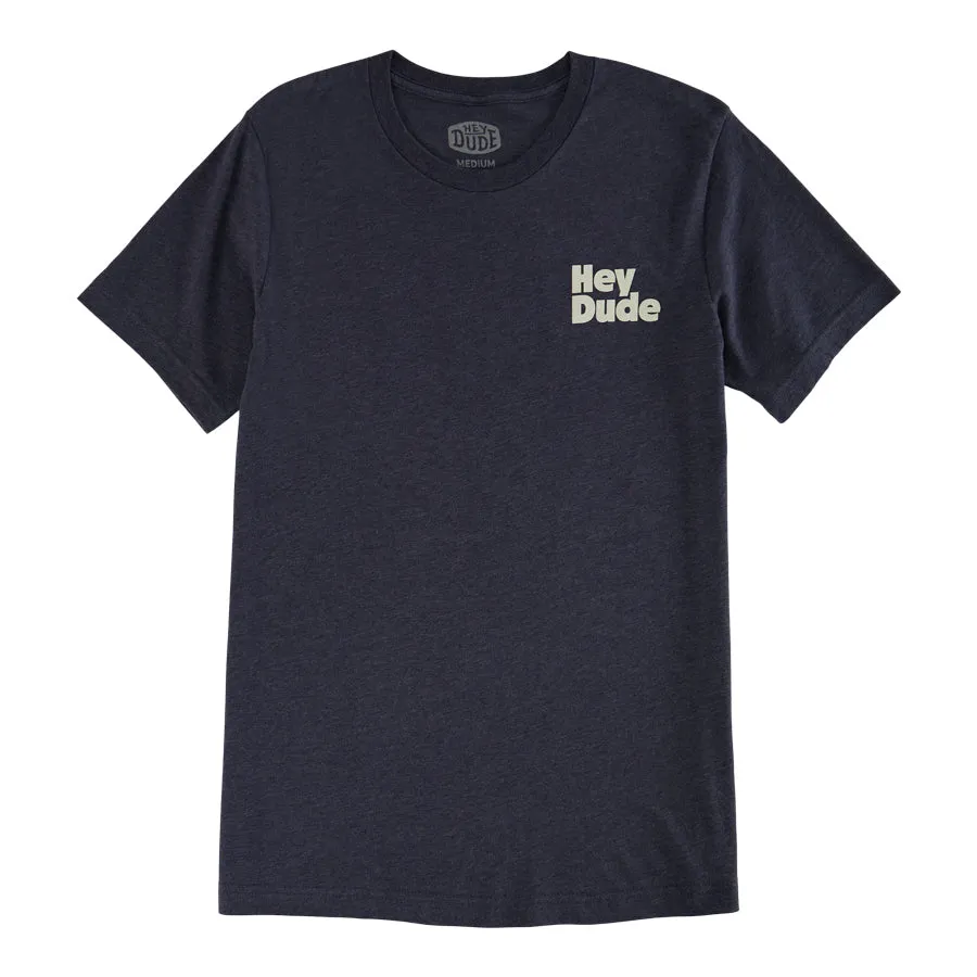 Good Vibes Eagle Flag Tee - Navy sold by Hey Dude product image thumbnail 4