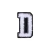 Letter D Patch - D Black/White sold by Hey Dude