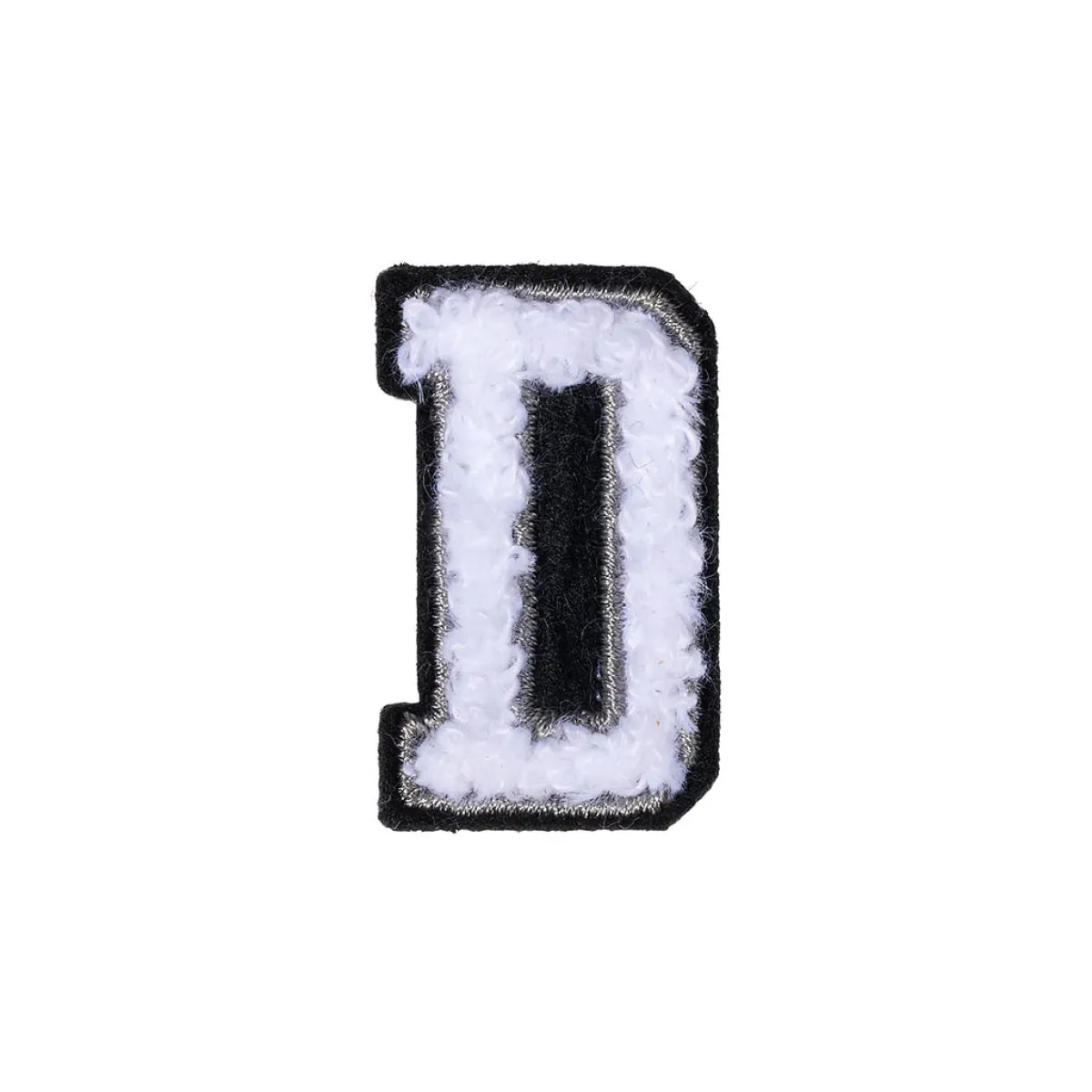 Letter D Patch - D Black/White sold by Hey Dude