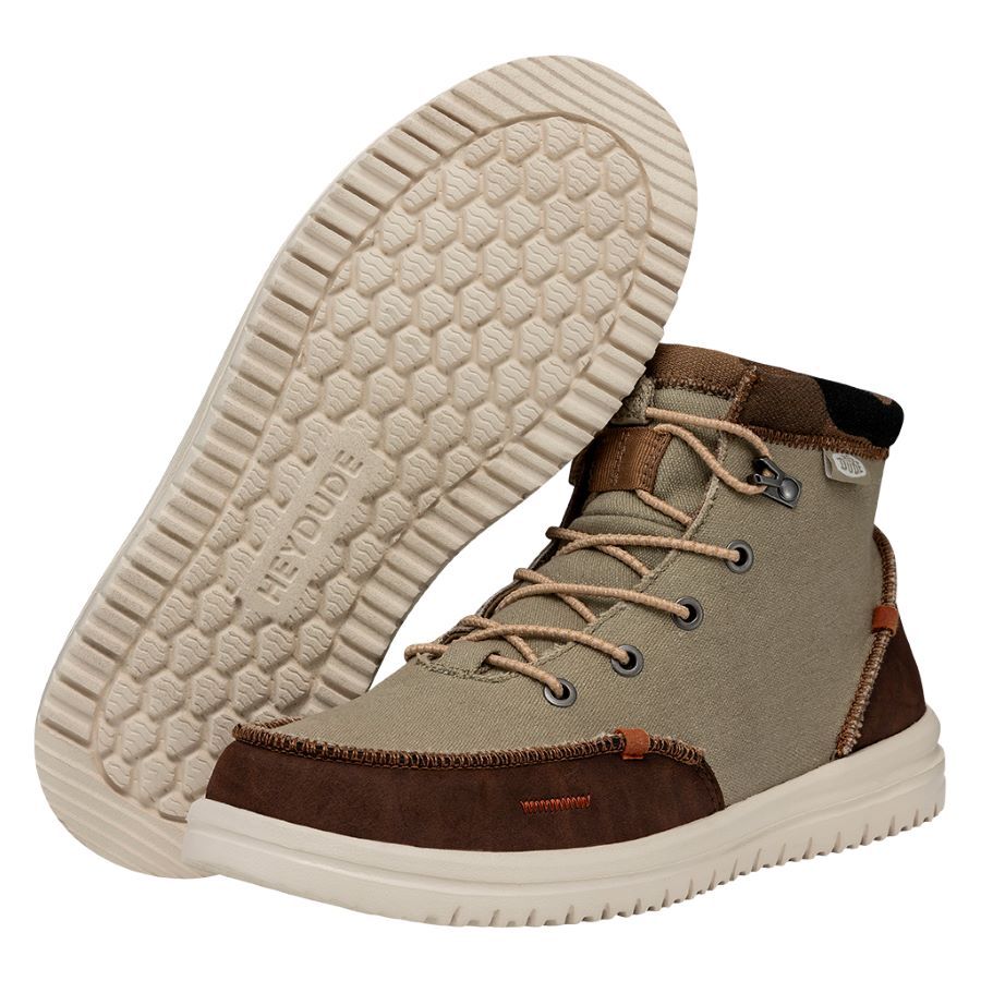 Bradley Waxed Canvas - Olive sold by Hey Dude product image thumbnail 3