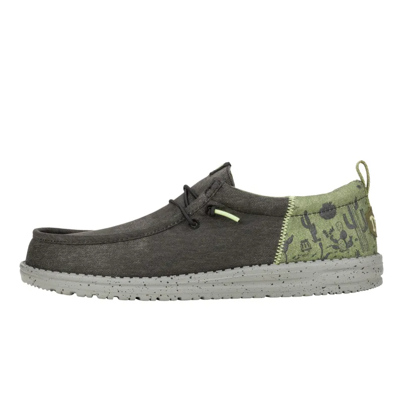 Wally Funk Desert Landscape - Black/Army Green sold by Hey Dude