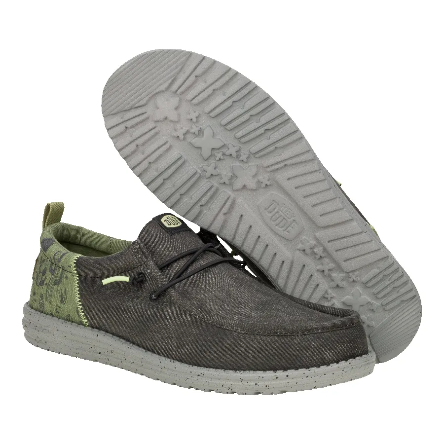 Wally Funk Desert Landscape - Black/Army Green sold by Hey Dude product image thumbnail 3