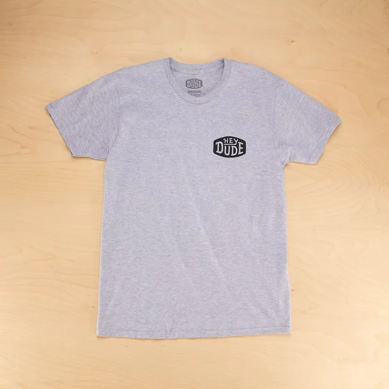 Logo Tee - Grey Heather sold by Hey Dude