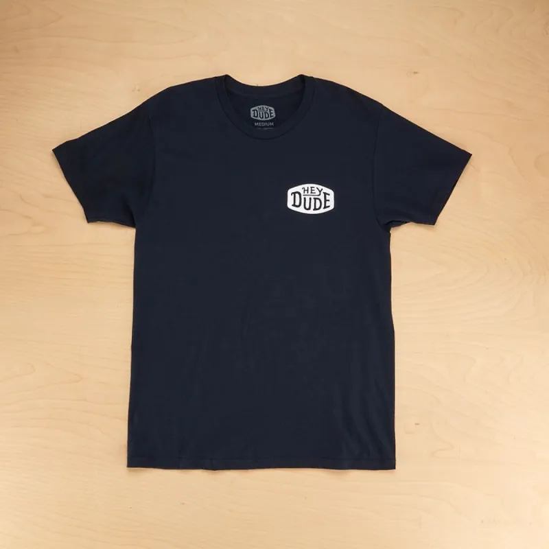 Logo Tee - Navy sold by Hey Dude