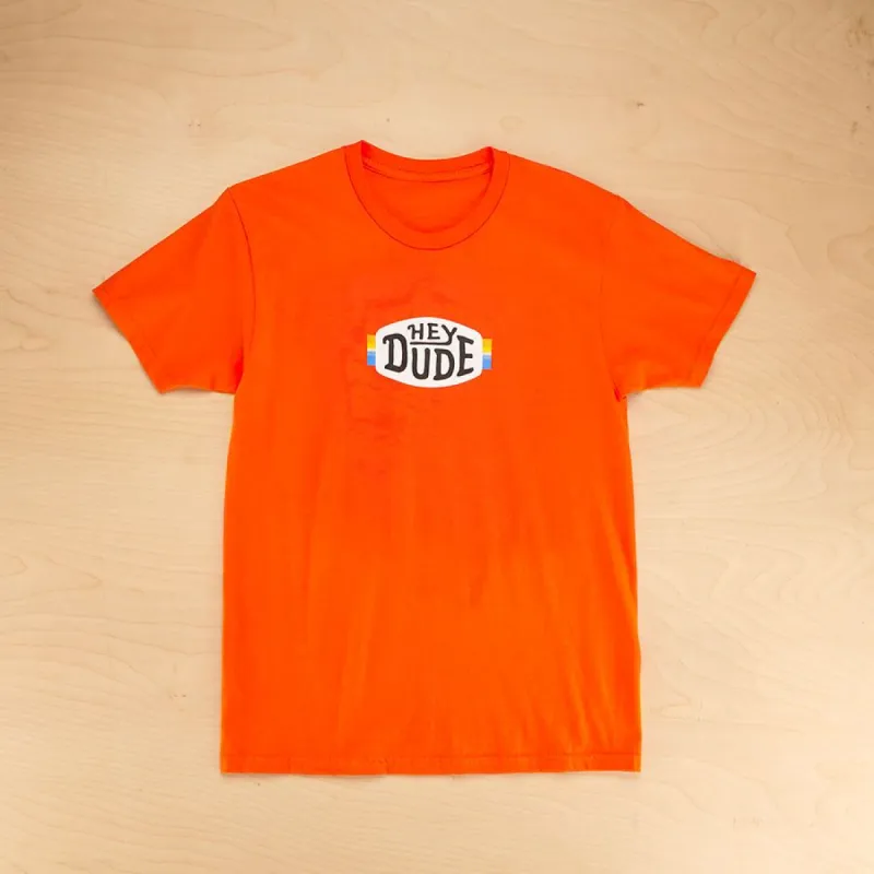 Horizon Logo Tee - Orange sold by Hey Dude