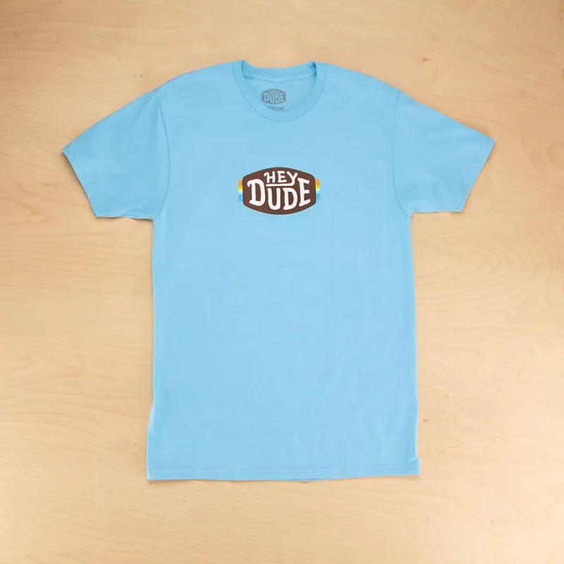 Horizon Logo Tee - Sky Blue sold by Hey Dude
