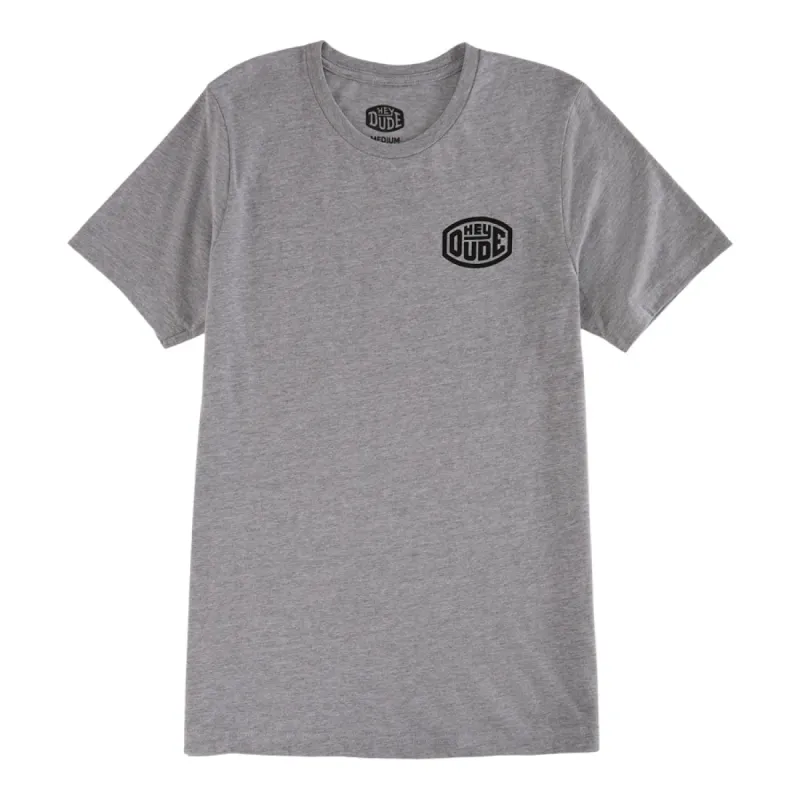Modern Buckle Tee - Grey made by Hey Dude
