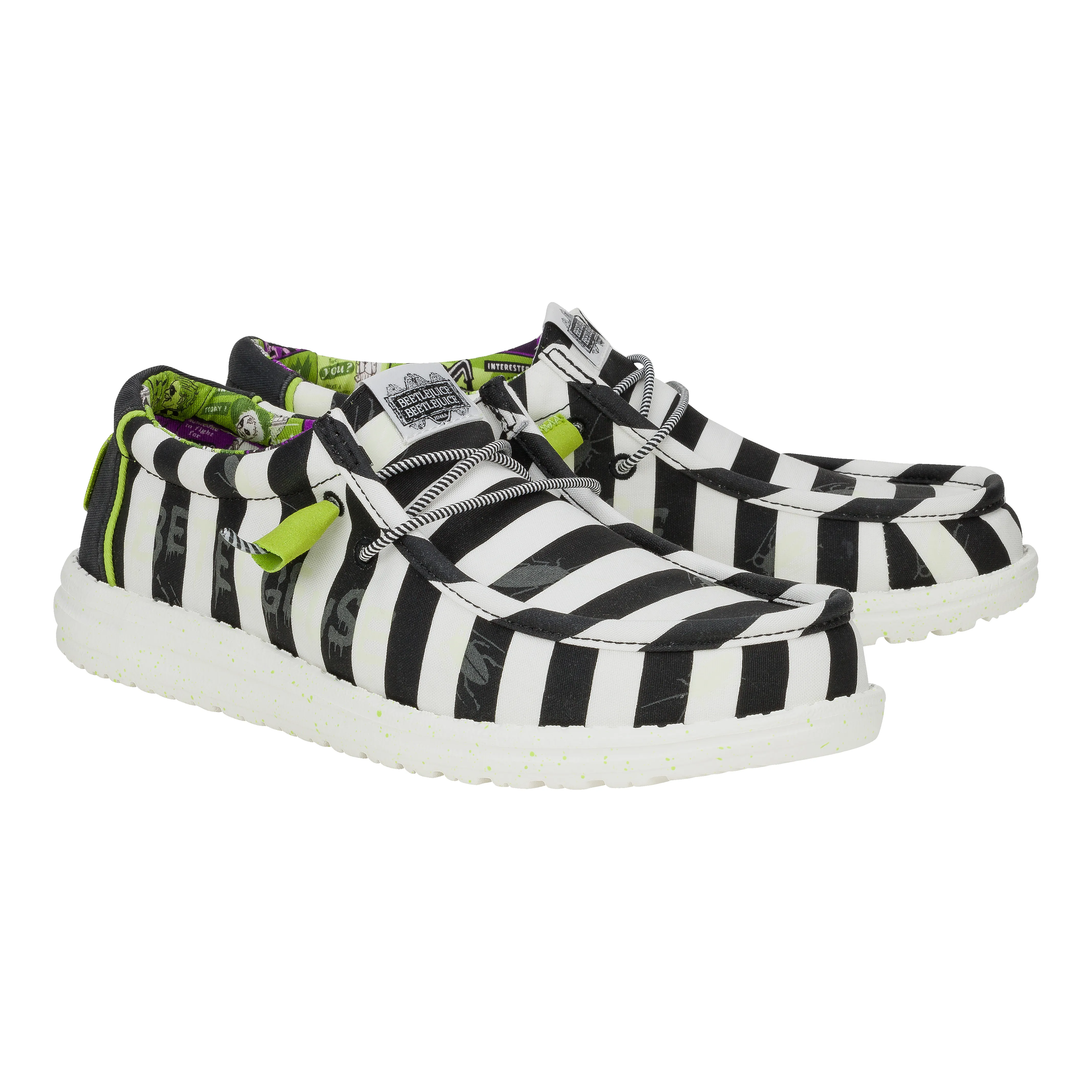 Beetlejuice Beetlejuice x HEYDUDE - Beetlejuice Black/White sold by Hey Dude product image thumbnail 3