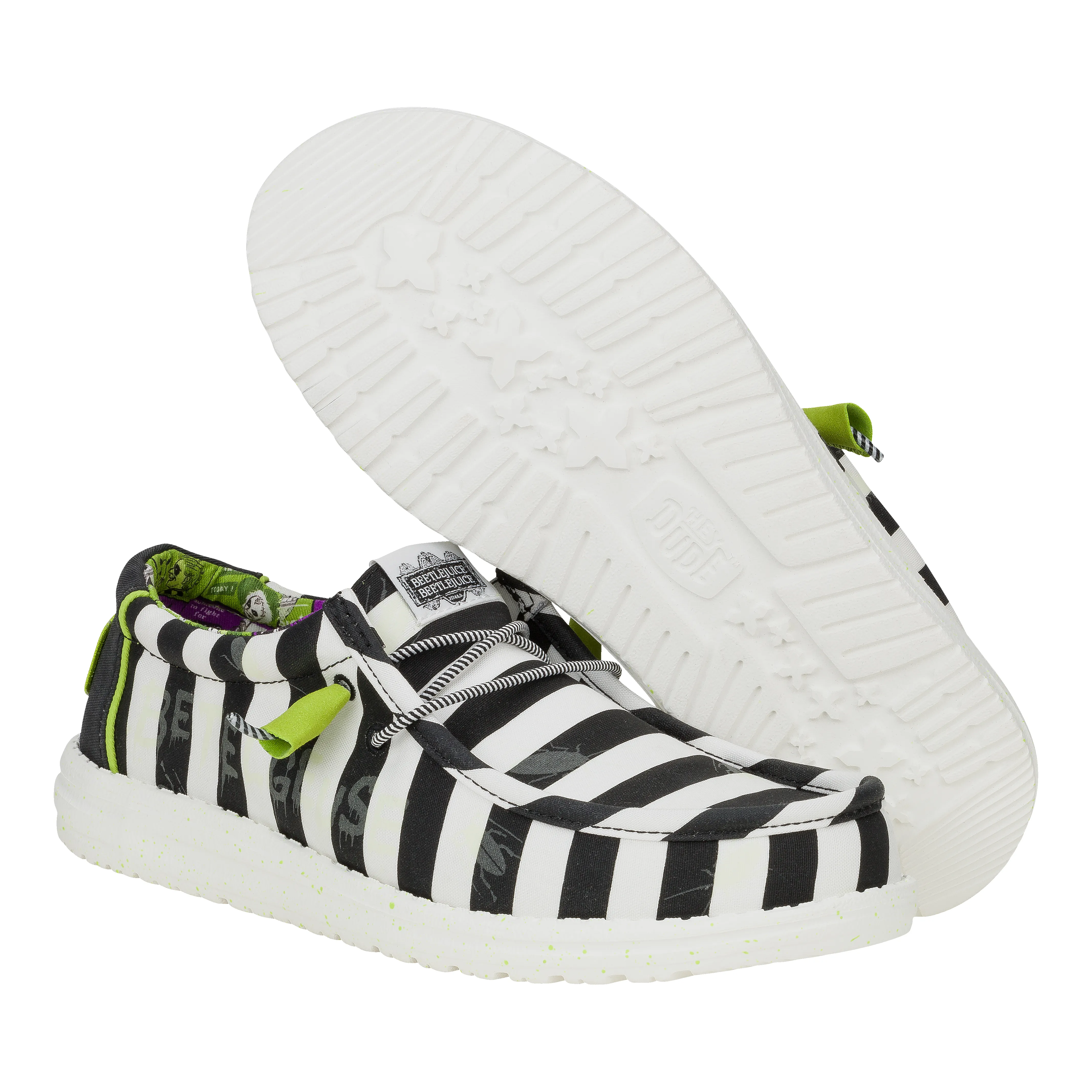 Beetlejuice Beetlejuice x HEYDUDE - Beetlejuice Black/White sold by Hey Dude product image thumbnail 4
