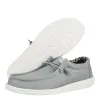 Wally Stretch Canvas Wide - Light Grey sold by Hey Dude