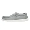 Wally Stretch Canvas Wide - Light Grey sold by Hey Dude