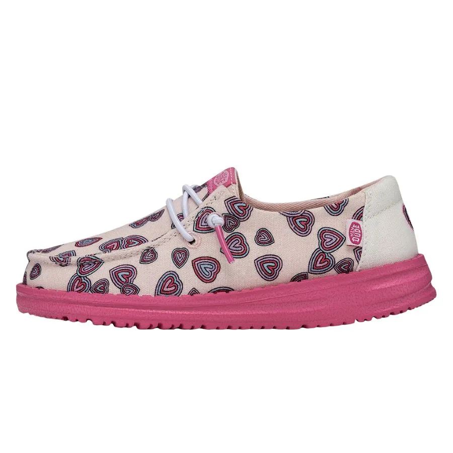 Wendy Youth Hearts - Pink sold by Hey Dude