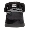 Wendy Fold Crushed Velvet - Black/Black sold by Hey Dude