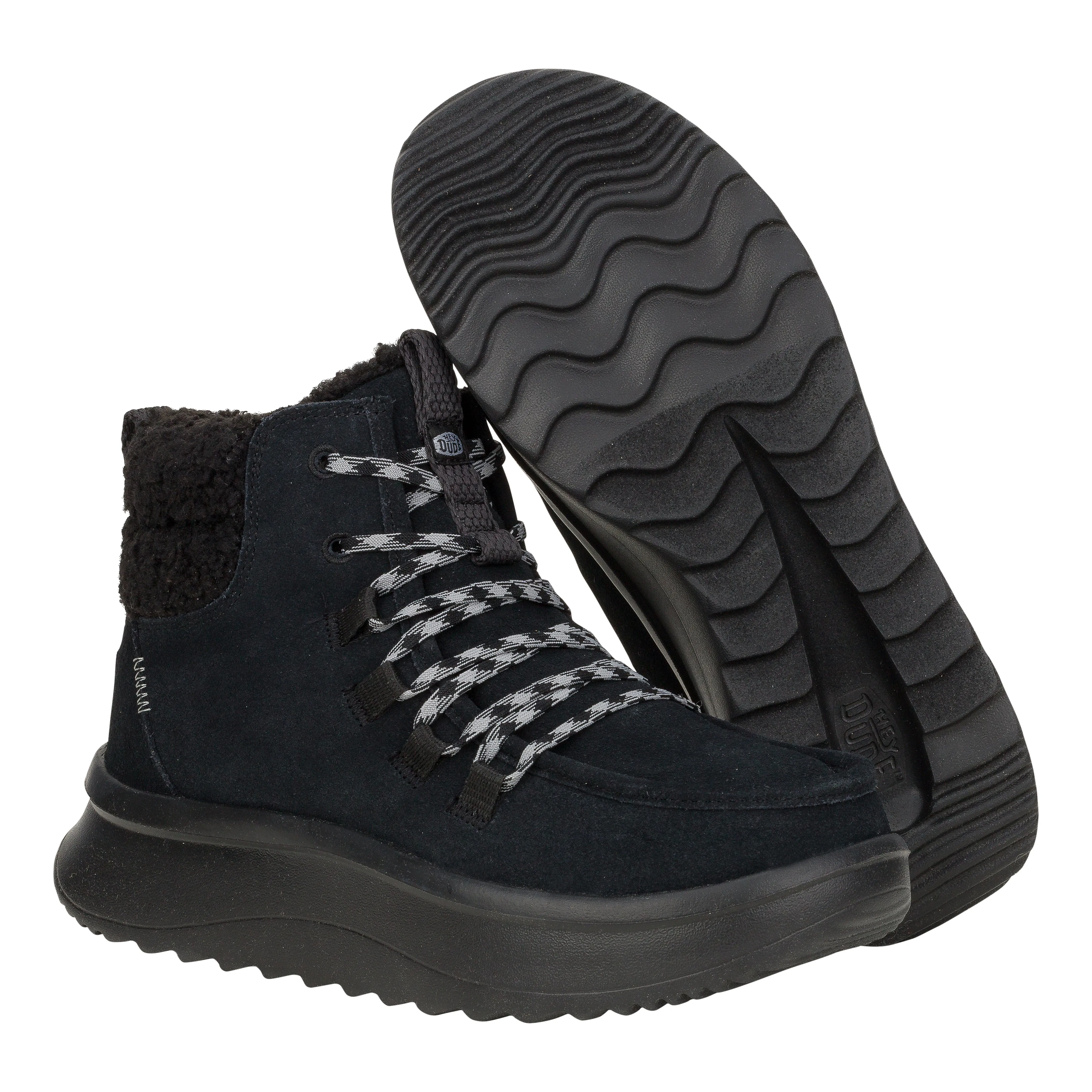Wendy Peak Apres Suede Cozy - Black/Black sold by Hey Dude product image thumbnail 3