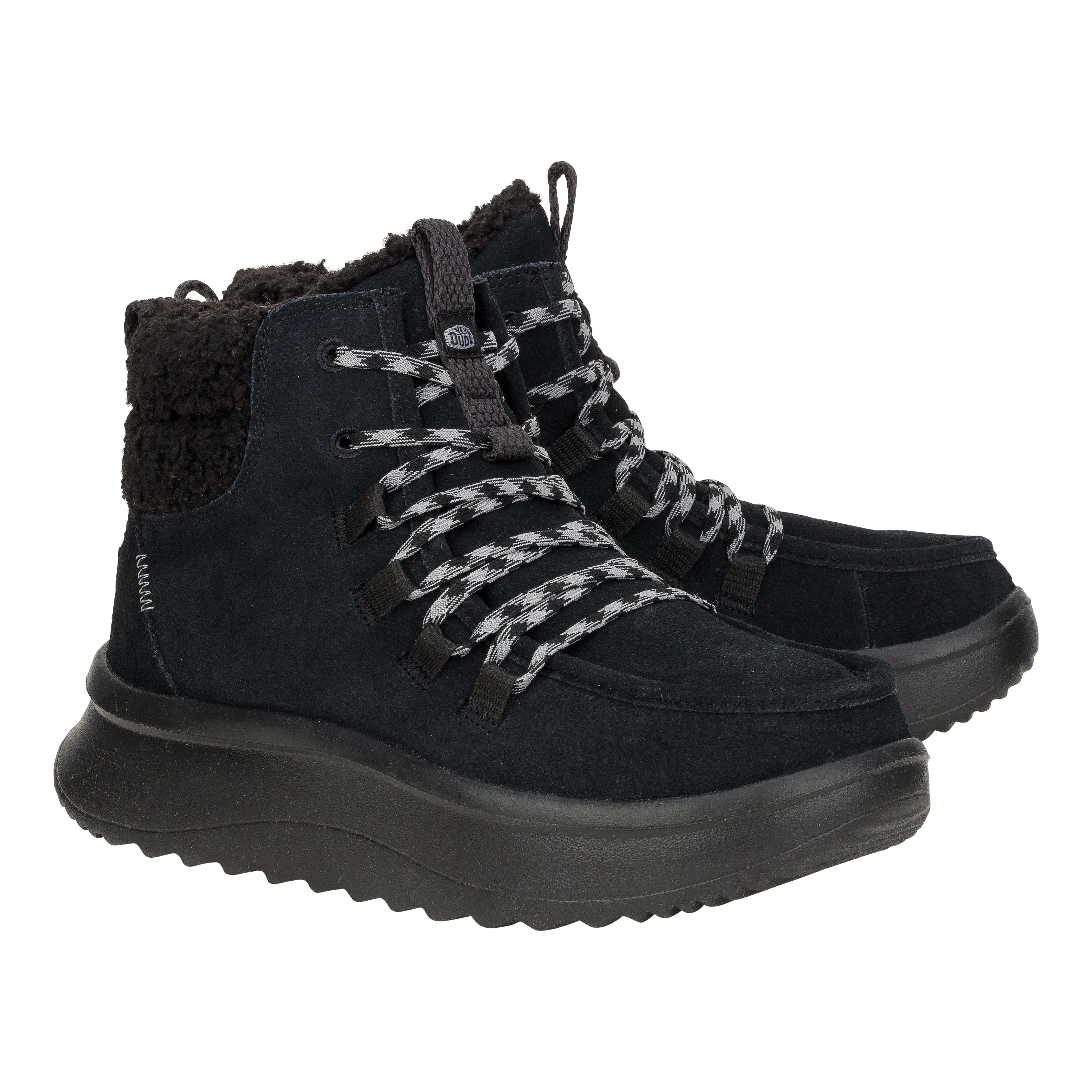 Wendy Peak Apres Suede Cozy - Black/Black sold by Hey Dude product image thumbnail 2