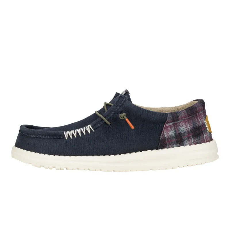 Wally Funk Waffle - Red Plaid sold by Hey Dude