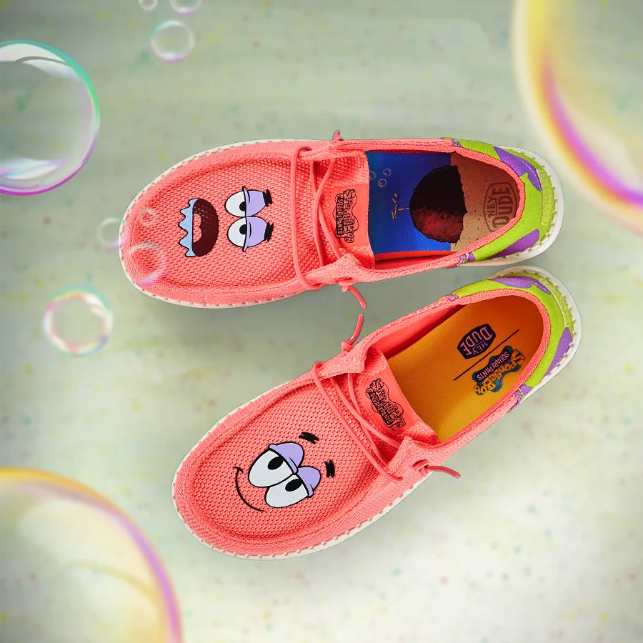 Wendy Funk SpongeBob Patrick - Pink/Green sold by Hey Dude product image thumbnail 2