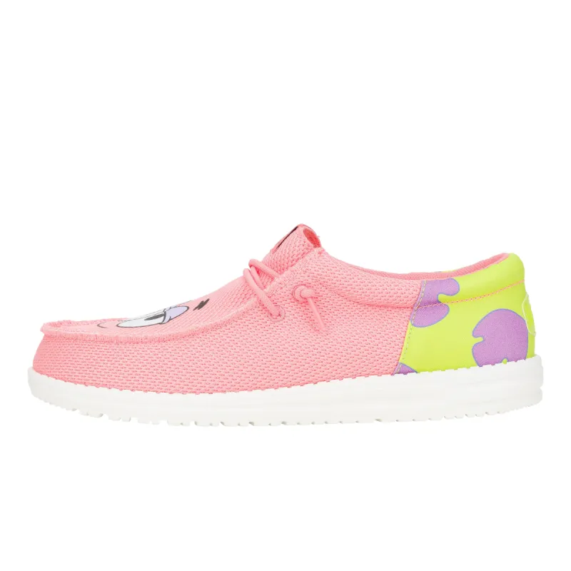 Wally Funk SpongeBob Patrick - Pink/Green sold by Hey Dude