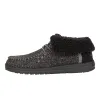 Wendy Fold Brushed Cozy - Black/Black sold by Hey Dude