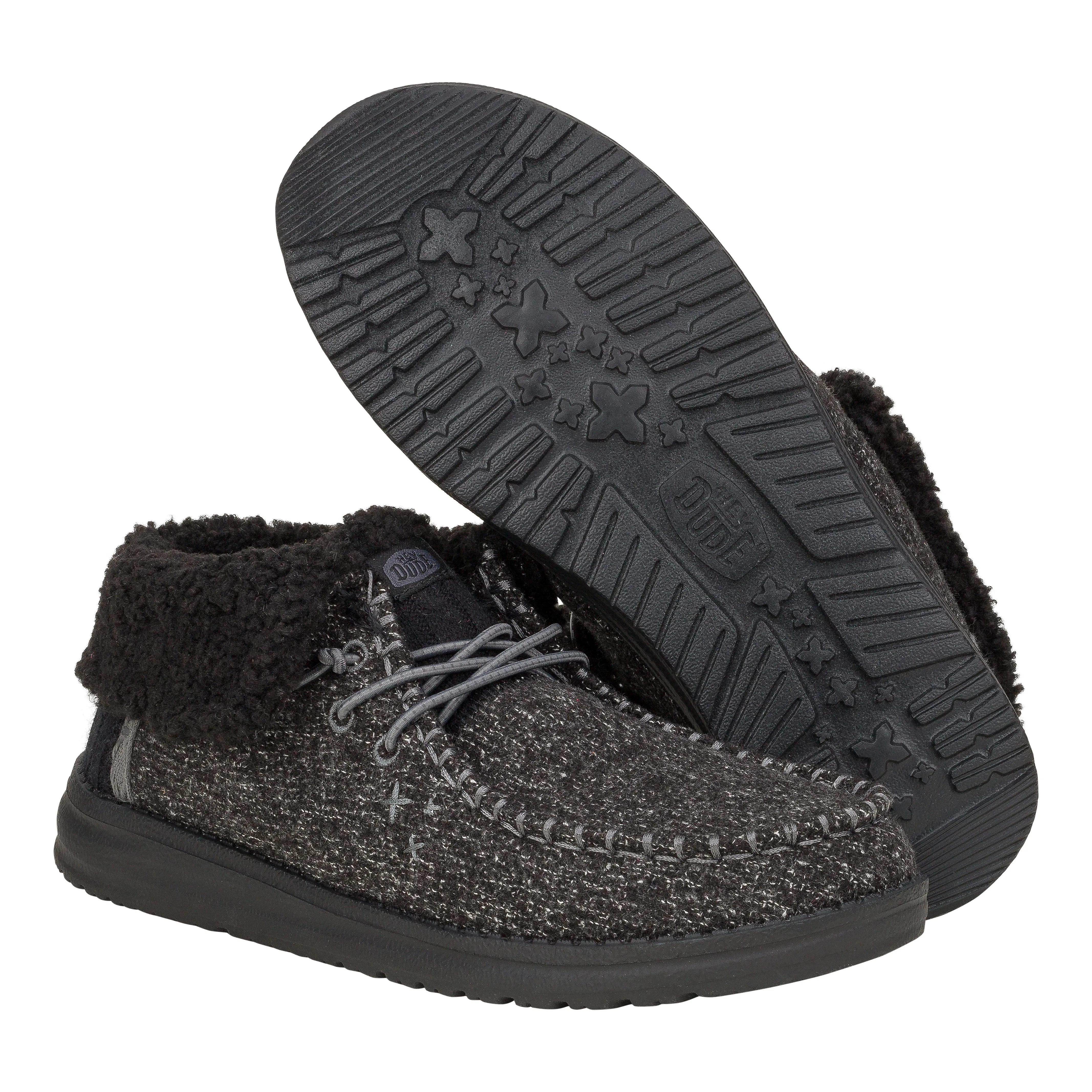 Wendy Fold Brushed Cozy - Black/Black sold by Hey Dude product image thumbnail 3