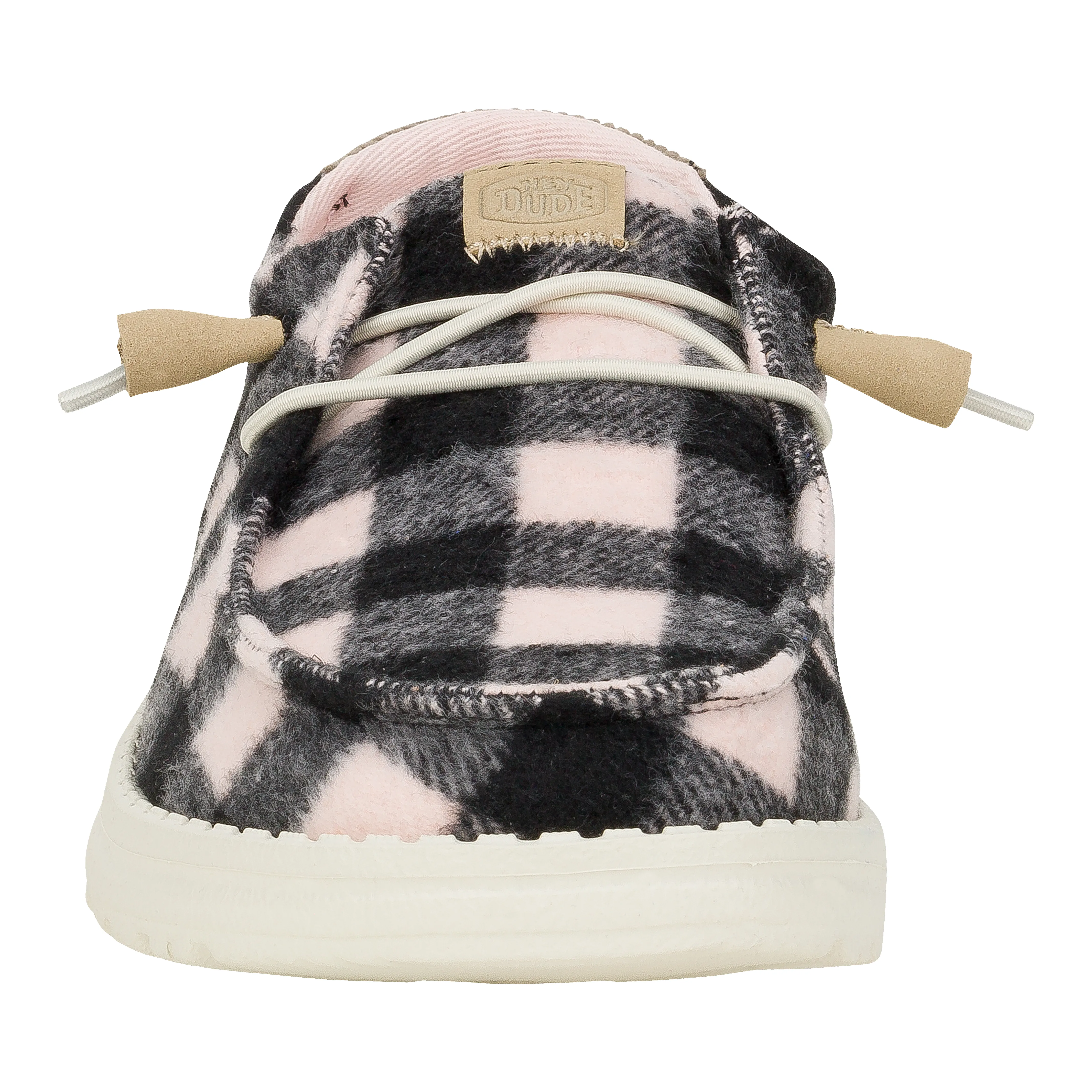 Wendy Buffalo Plaid - Pale Pink/Black sold by Hey Dude product image thumbnail 4