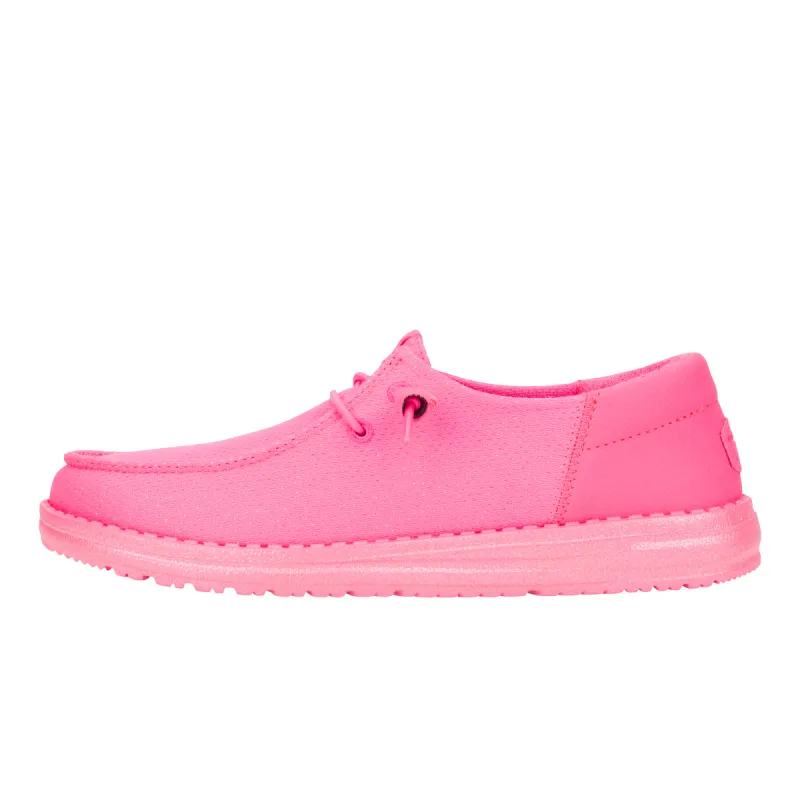 Wendy Funk Mono Sparkle - Sparkle/Electric Pink sold by Hey Dude