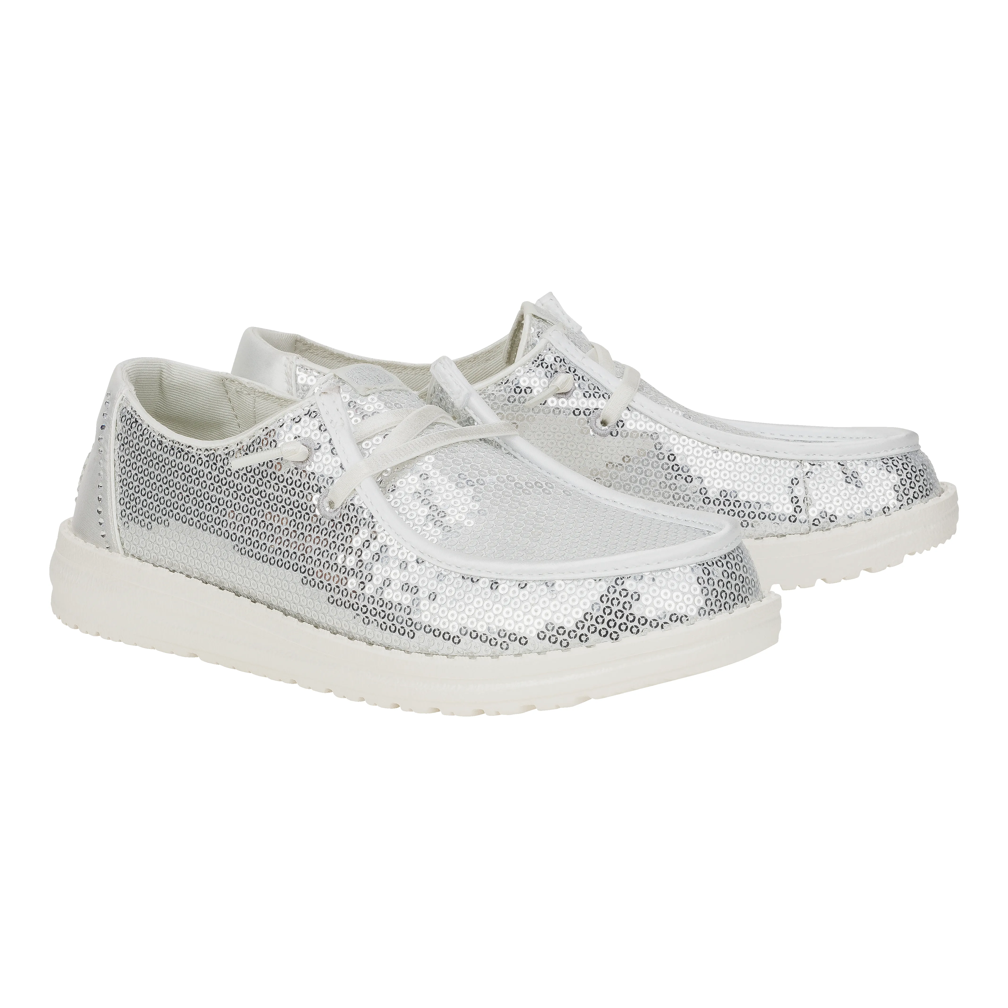Wendy Disco Sequin - SIlver/White sold by Hey Dude product image thumbnail 2