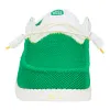Wally Tri Varsity Mesh - White/Green sold by Hey Dude