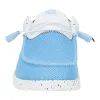 Wally Tri Varsity Mesh - Sky/White sold by Hey Dude