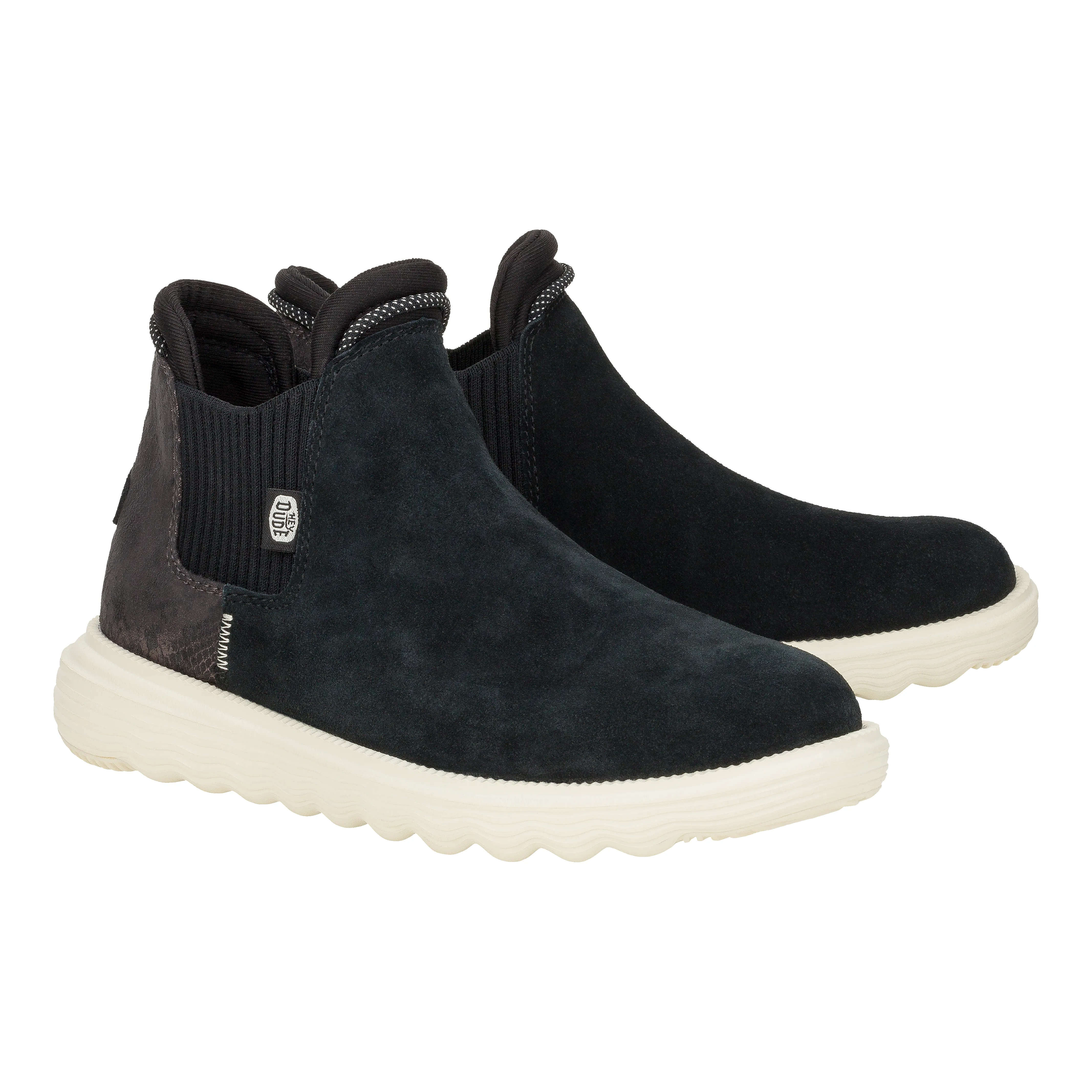 Branson Womens Suede Novelty - Black/Snake sold by Hey Dude product image thumbnail 2