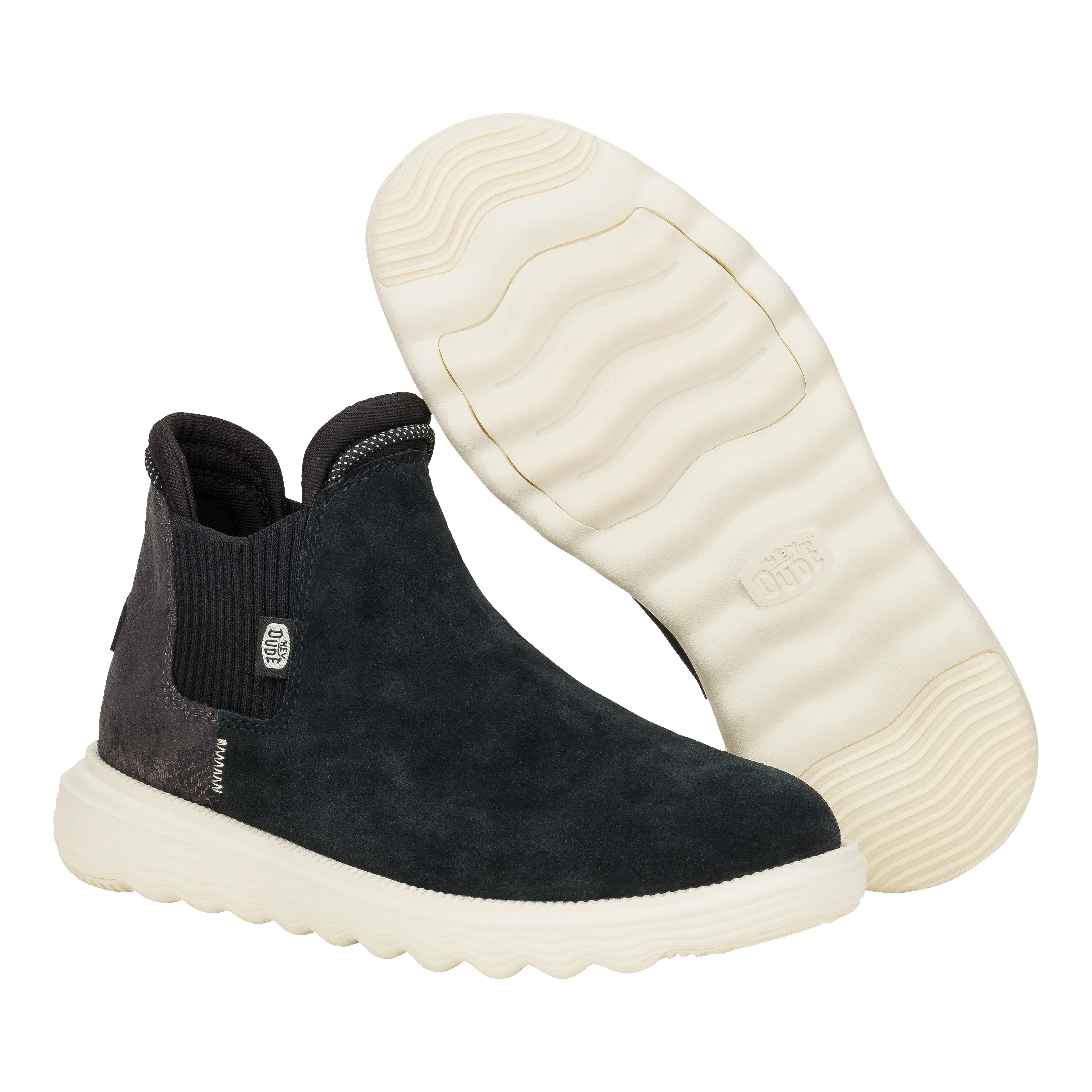 Branson Womens Suede Novelty - Black/Snake sold by Hey Dude product image thumbnail 3