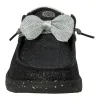 Wendy Sparkle Bow - Black/Silver sold by Hey Dude