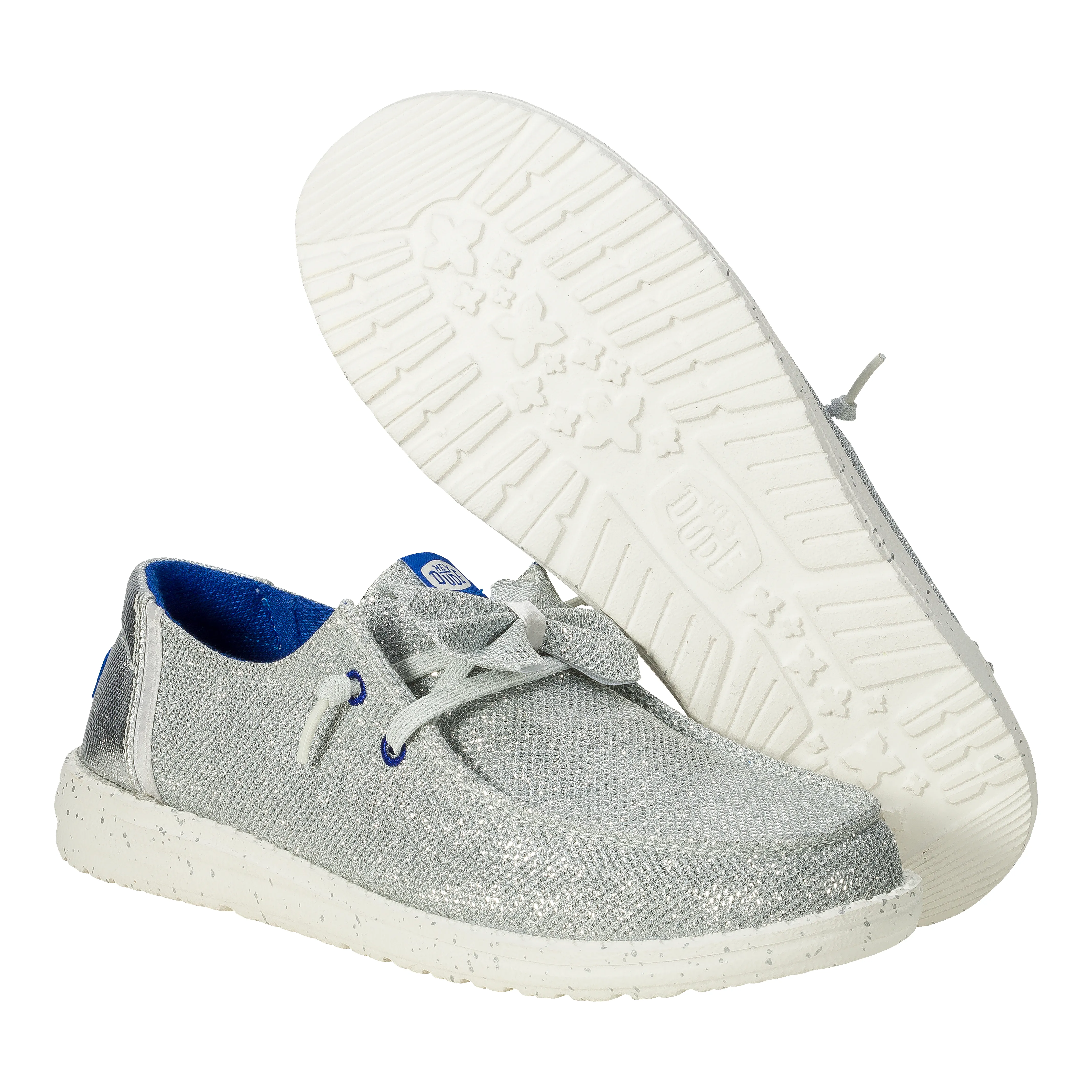 Wendy Sparkle Bow - Silver/Sea Blue sold by Hey Dude product image thumbnail 3