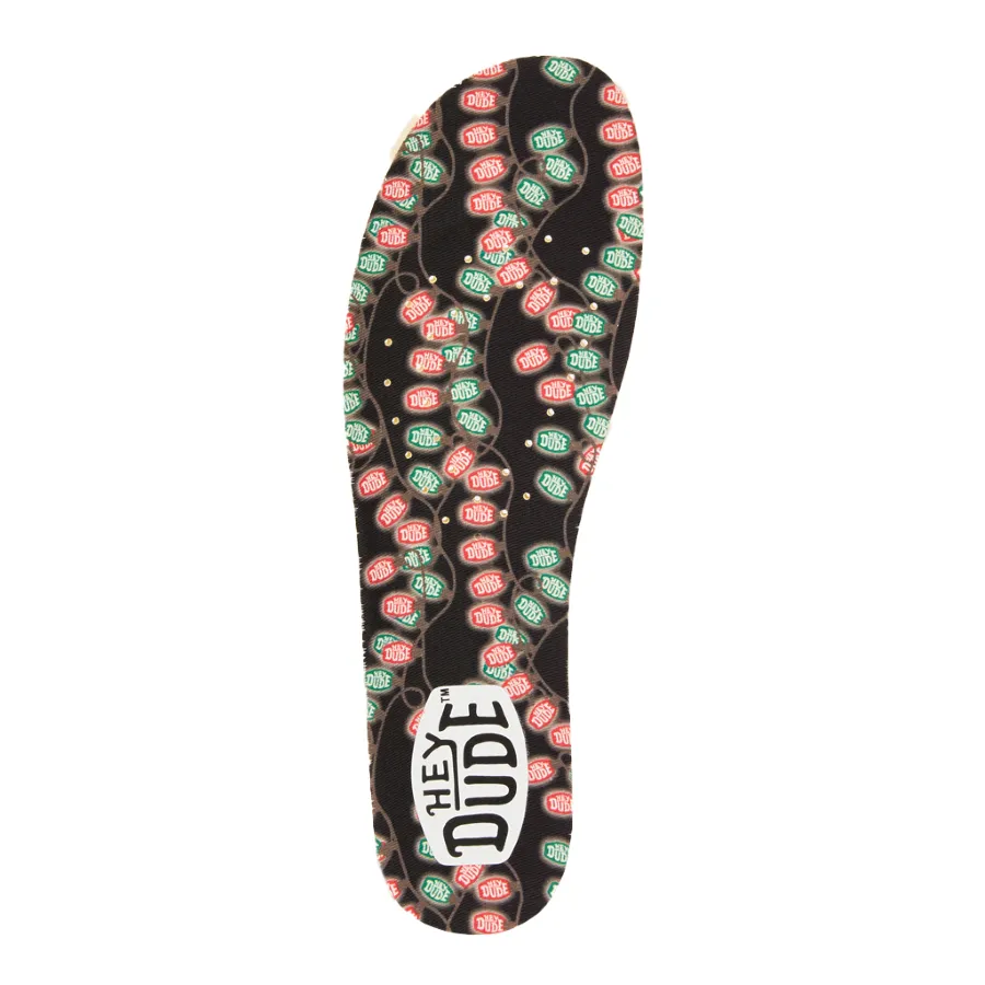 Holiday Lights Insoles - Black/Multi sold by Hey Dude