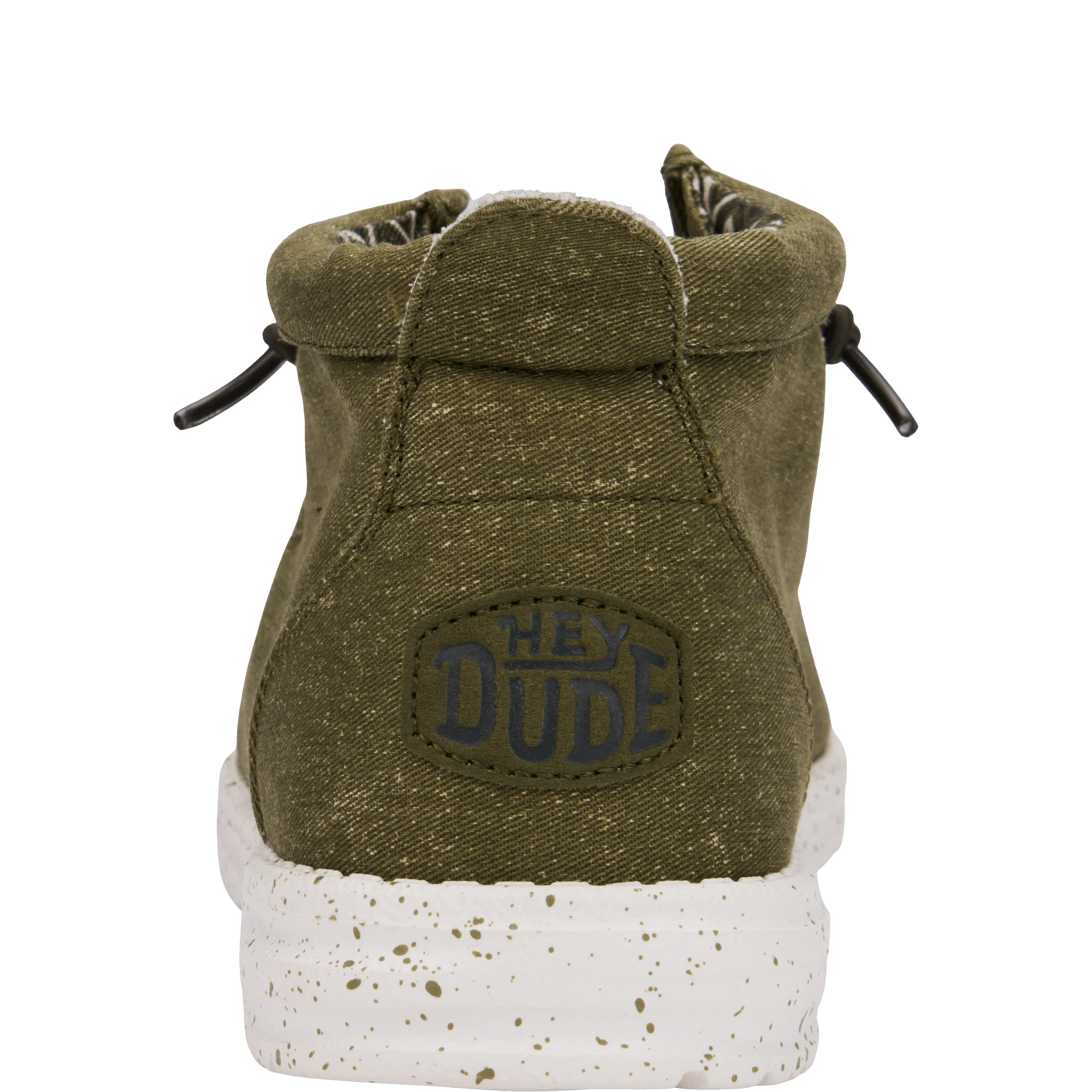 Wally Mid Canvas - Olive sold by Hey Dude product image thumbnail 5