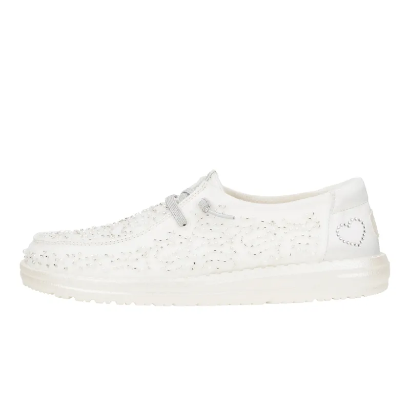 Wendy Bridal Pearl - White/Silver sold by Hey Dude