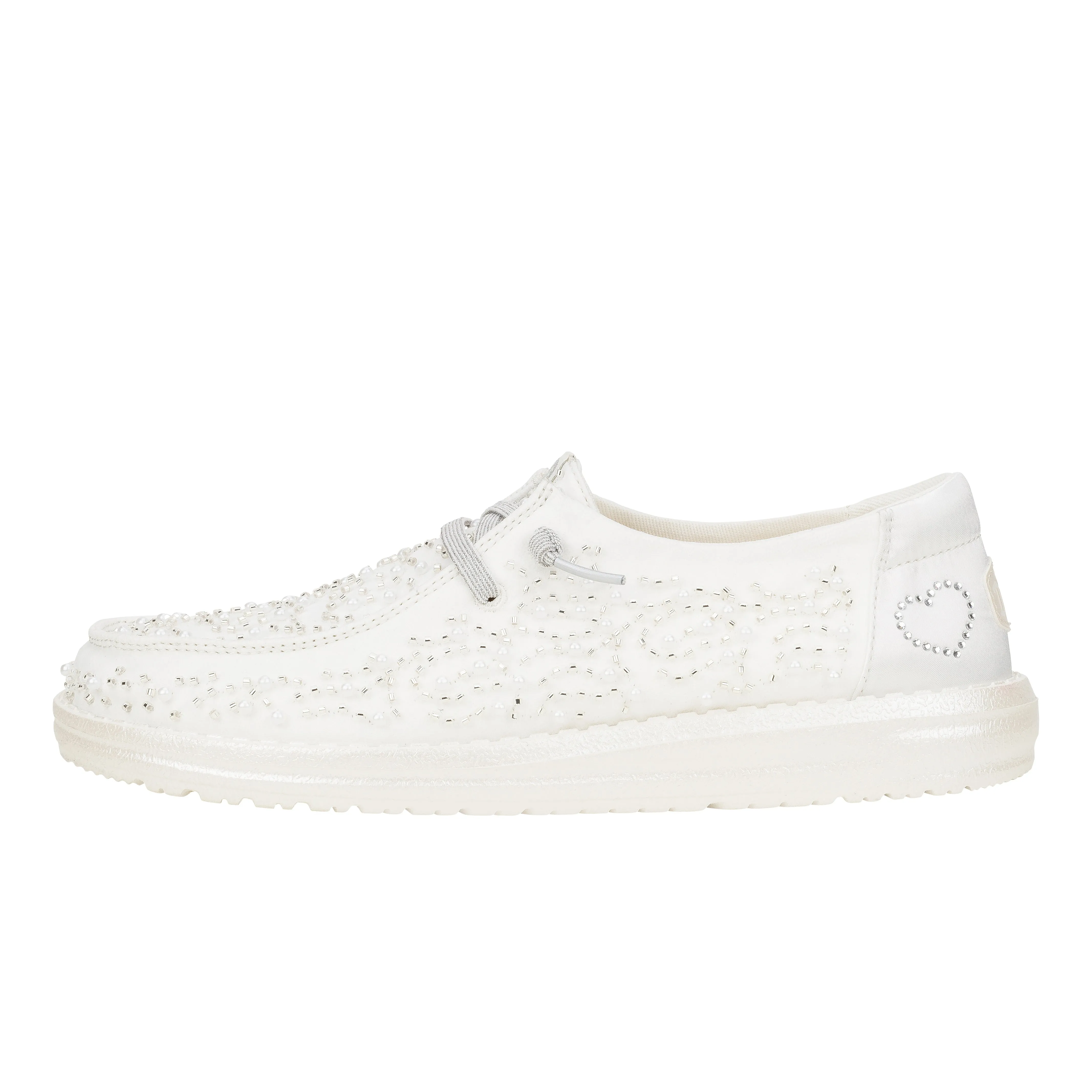 Wendy Bridal Pearl - White/Silver sold by Hey Dude