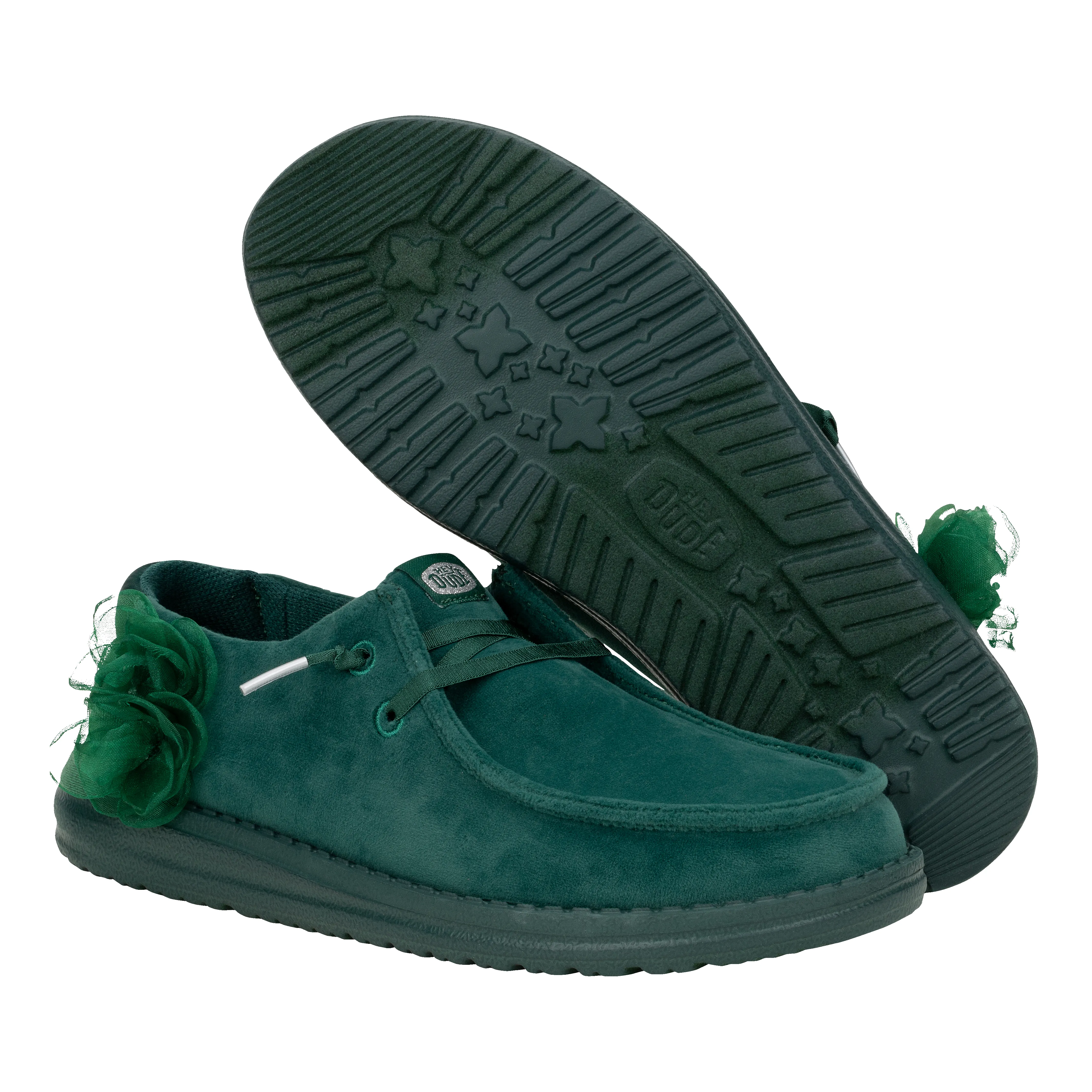 Wendy Velvet Rosette - Green sold by Hey Dude product image thumbnail 3