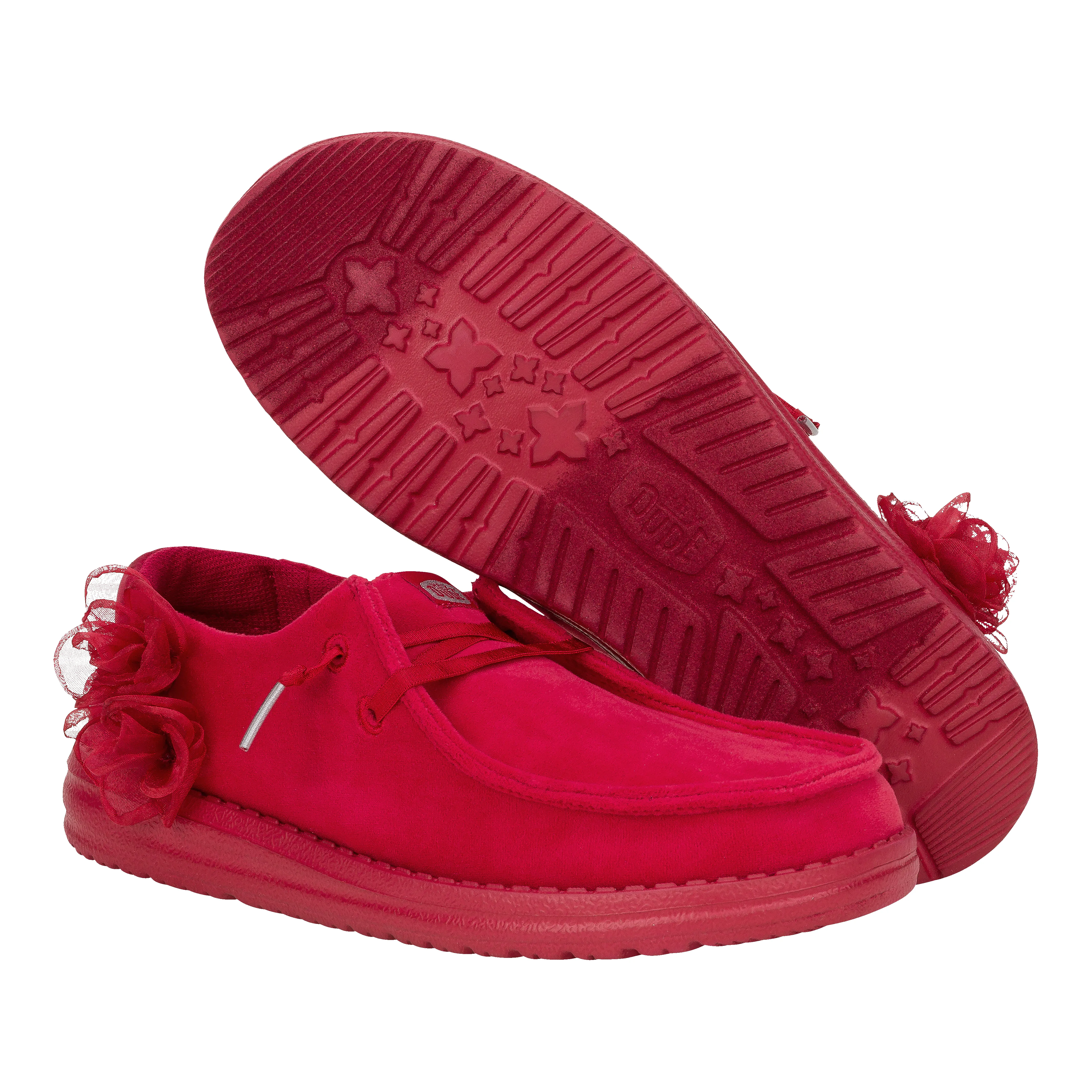 Wendy Velvet Rosette - Red sold by Hey Dude product image thumbnail 3