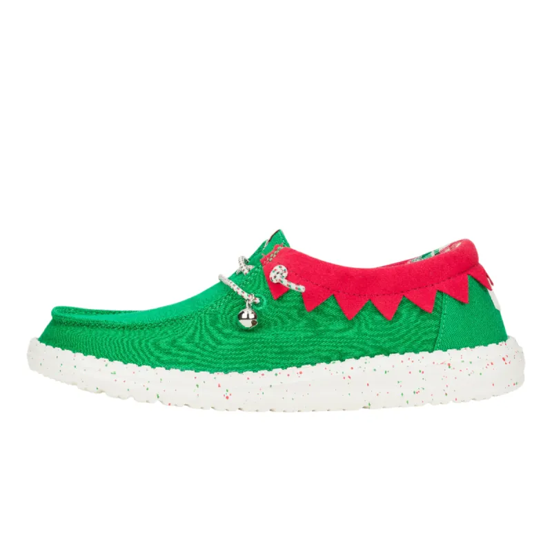 Wendy Holiday Elf - Green/Red sold by Hey Dude
