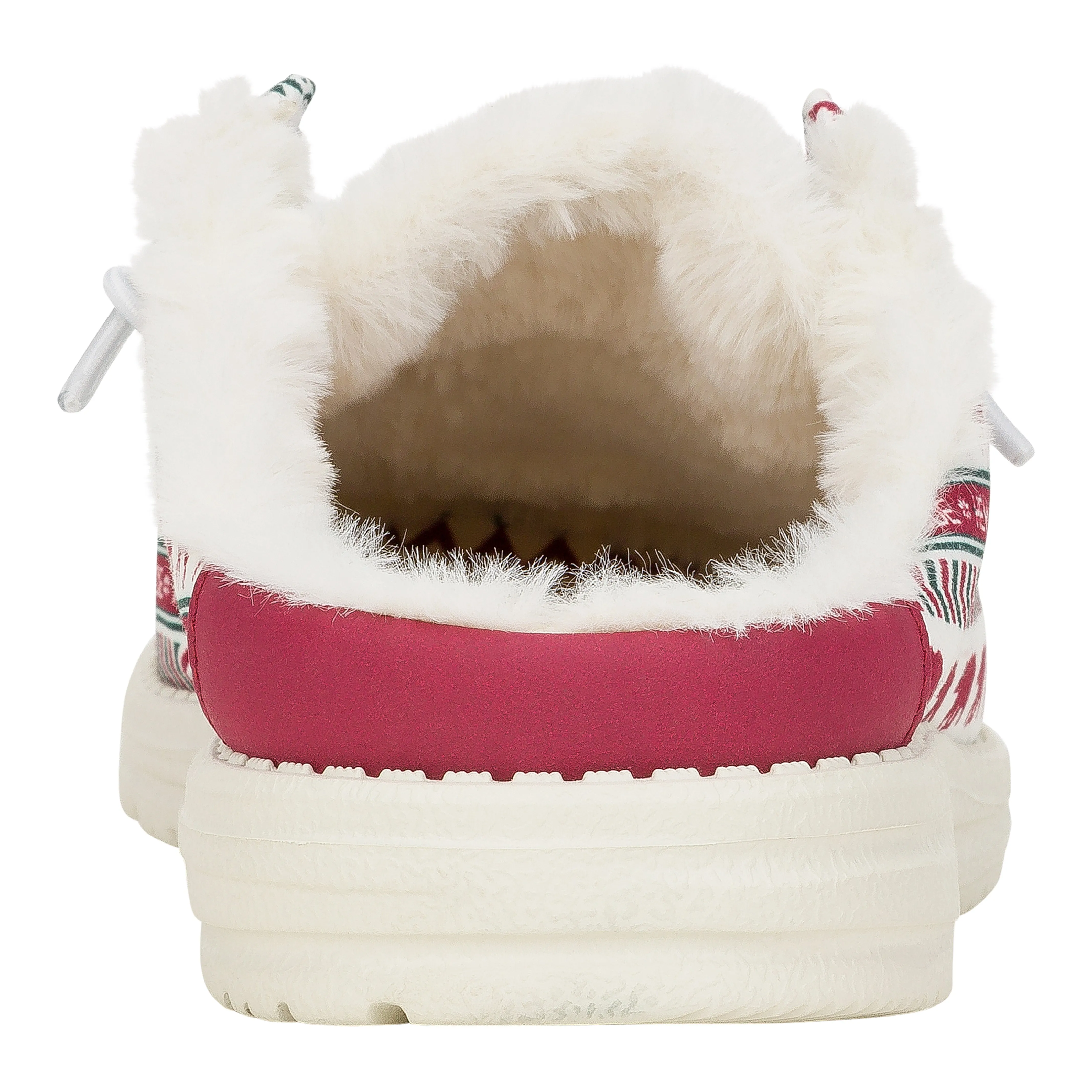 Wally Slip Holiday Cheers - Holiday White/Red sold by Hey Dude product image thumbnail 5