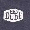 Go To Buckle Tee - Navy/Heather sold by Hey Dude