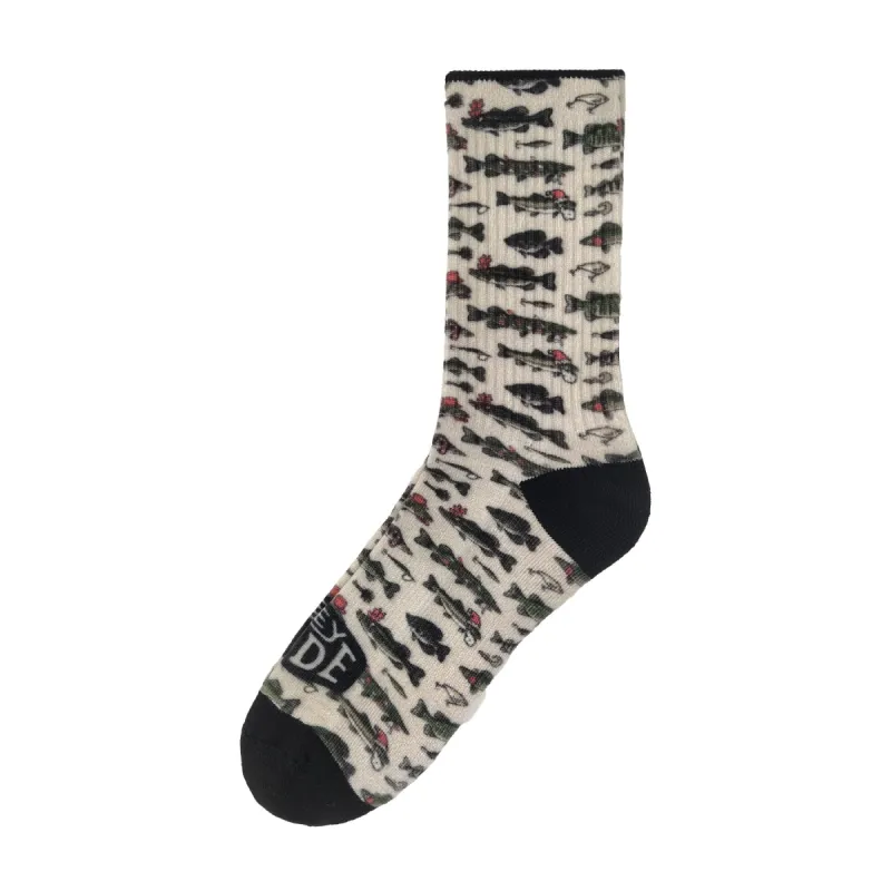 HEYDUDE™ Holiday Fishmas Sock - Fishmas Multi sold by Hey Dude