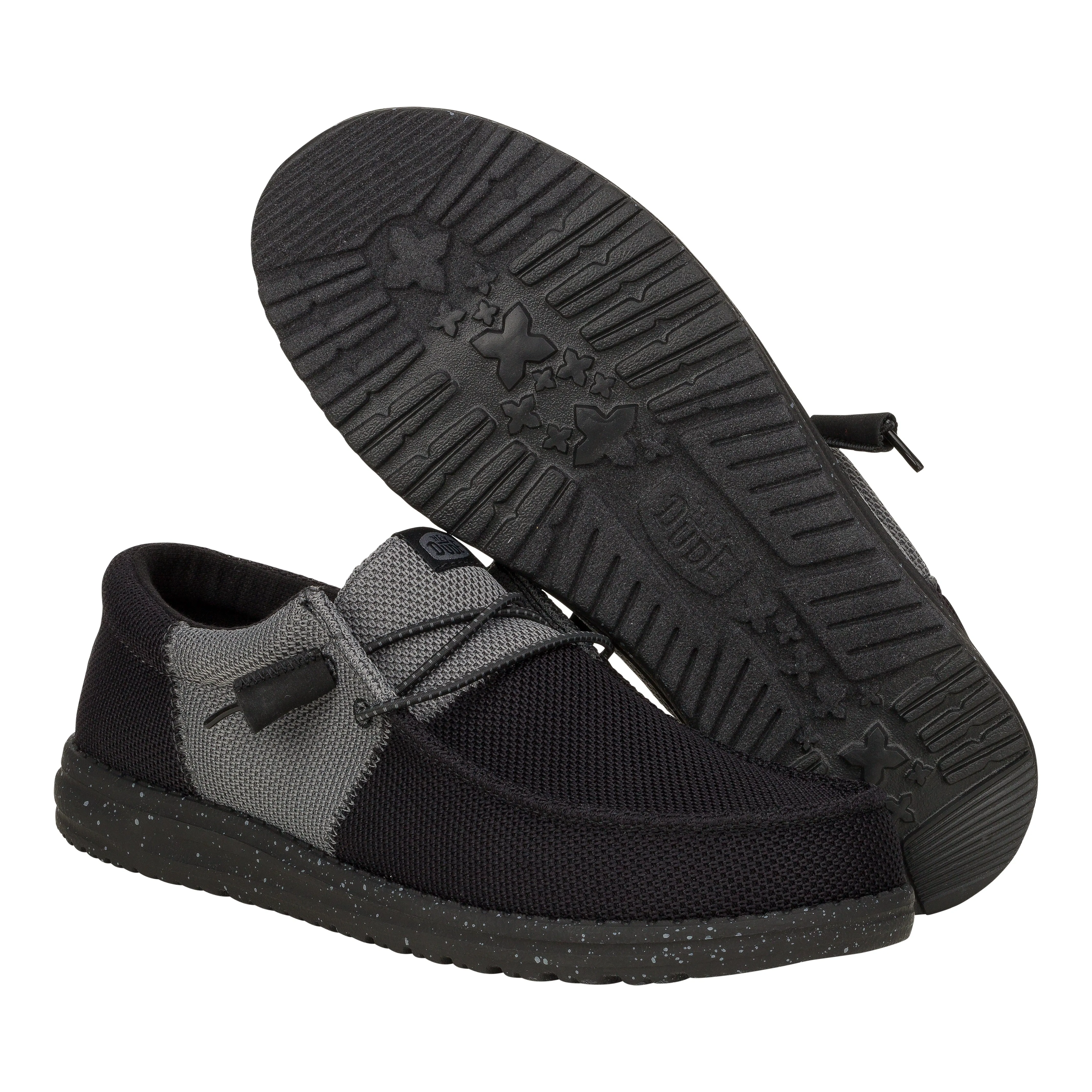 Wally Tri Varsity Mesh - Black/Grey sold by Hey Dude product image thumbnail 3