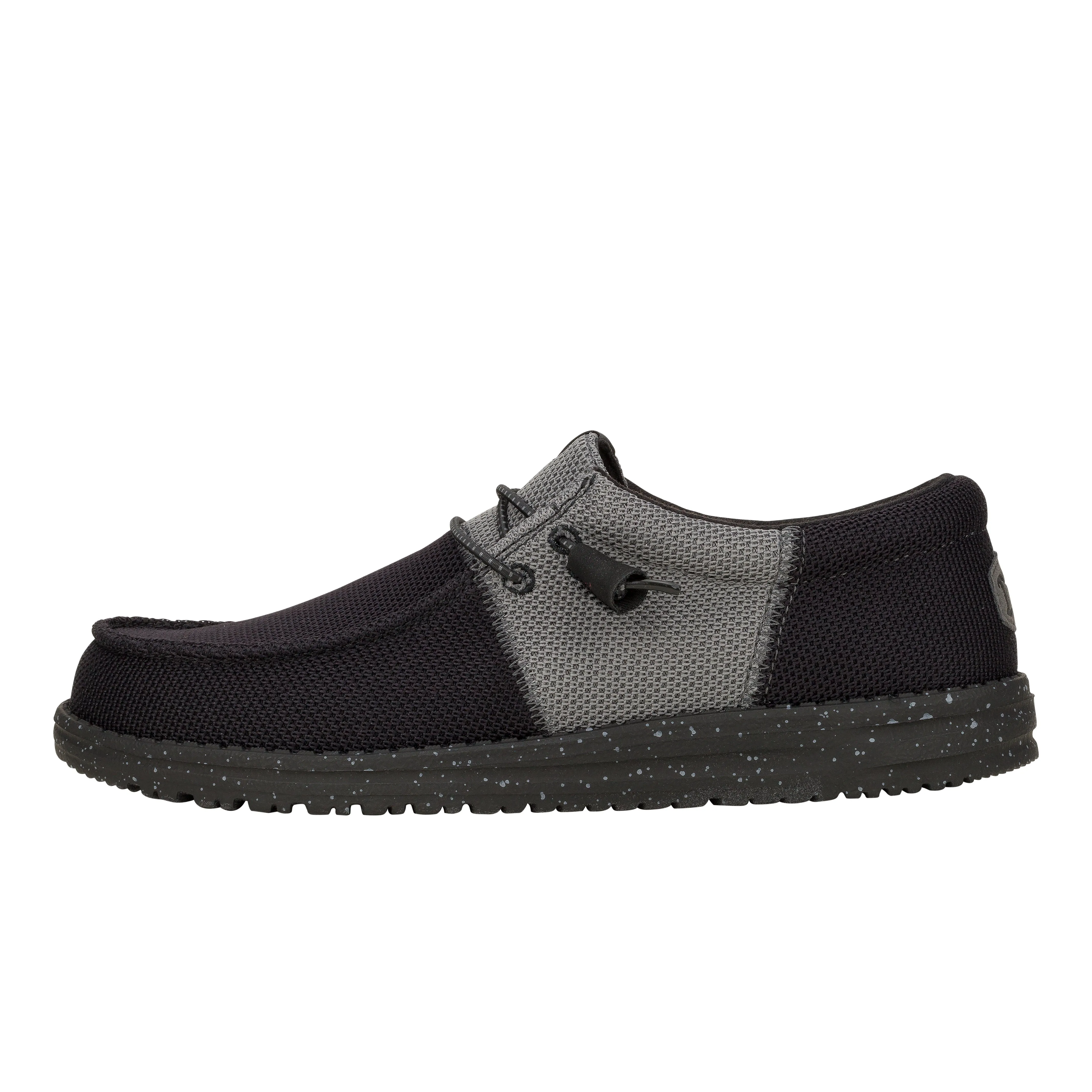 Wally Tri Varsity Mesh - Black/Grey sold by Hey Dude