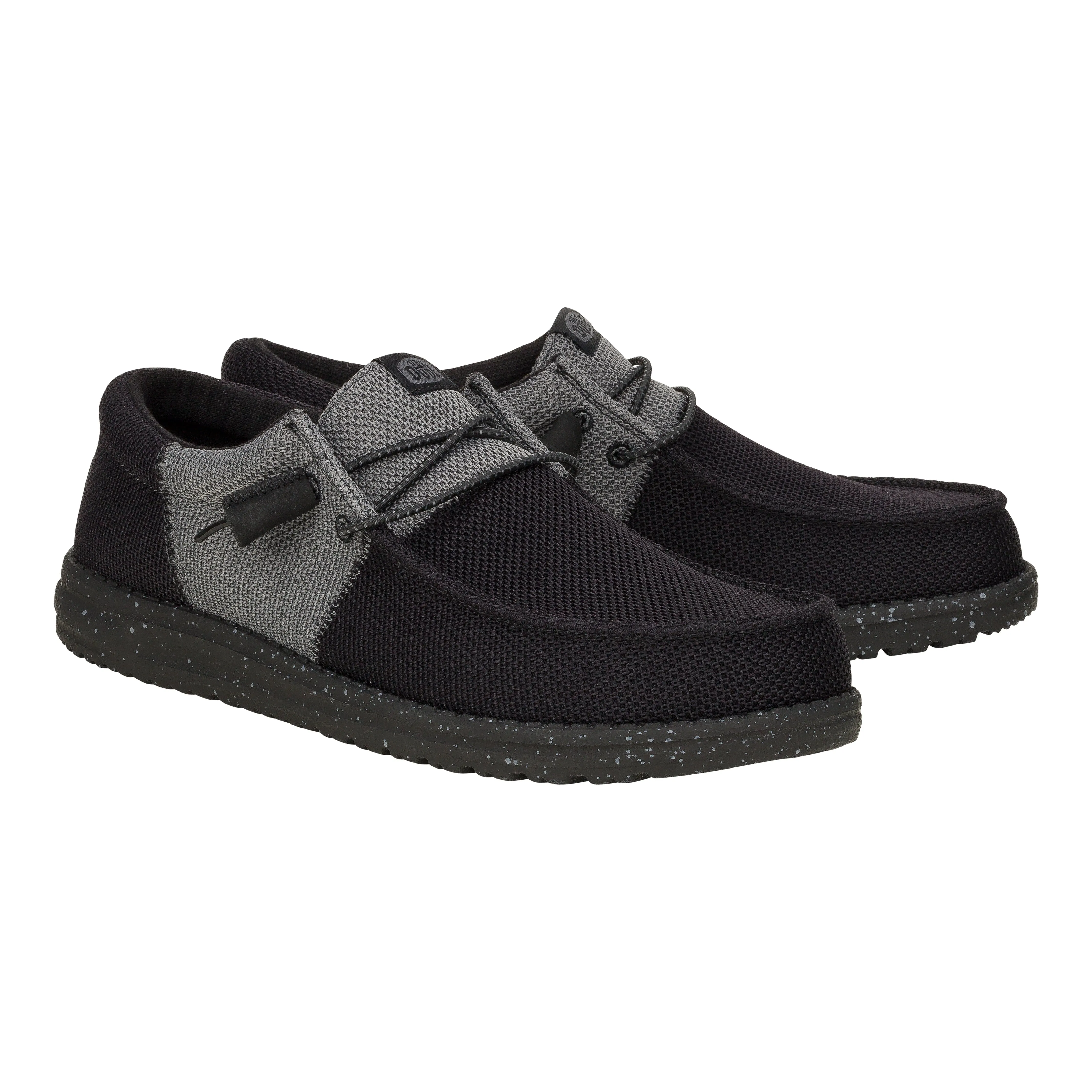 Wally Tri Varsity Mesh - Black/Grey sold by Hey Dude product image thumbnail 2