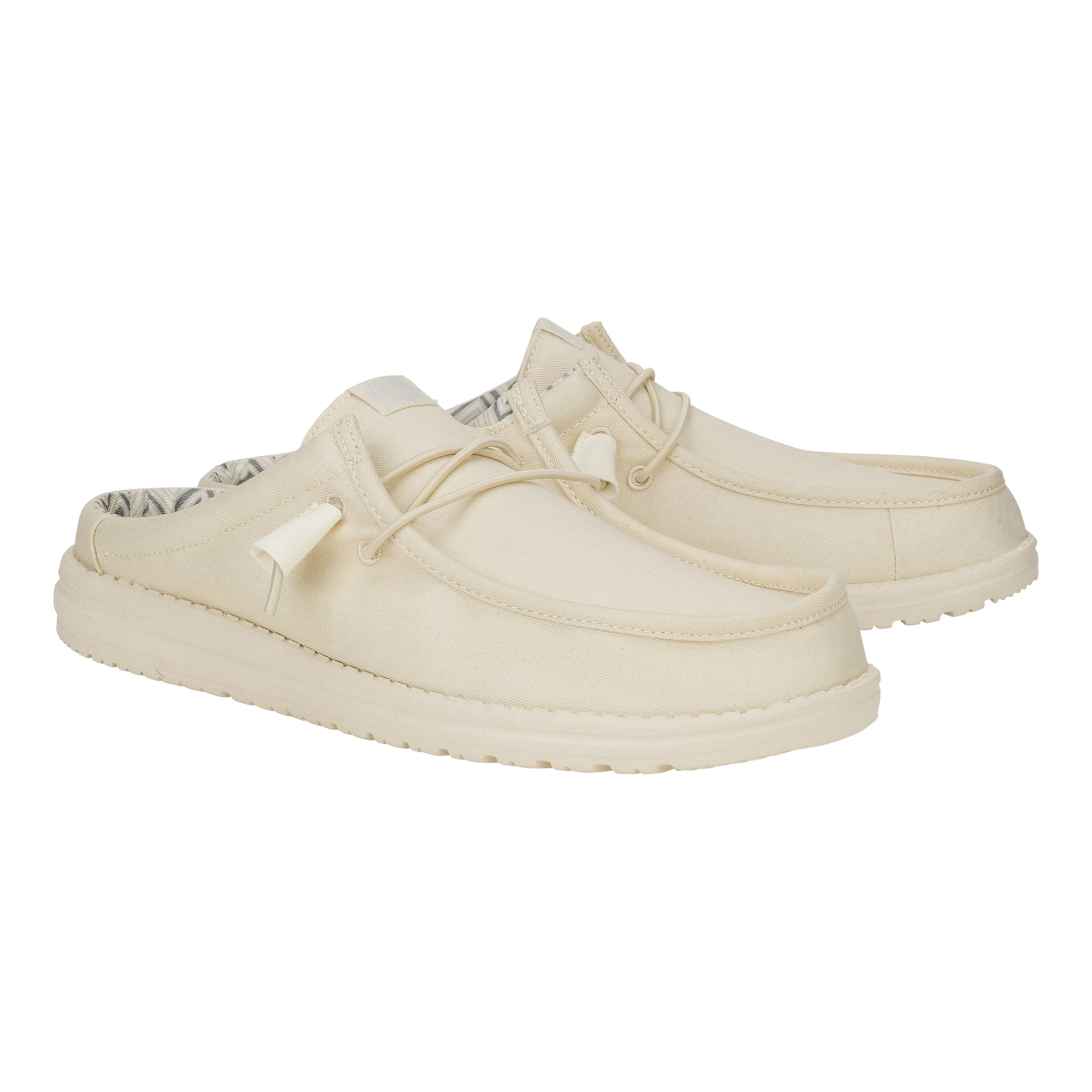 Wally Slip Stretch Canvas - Bone White sold by Hey Dude product image thumbnail 2