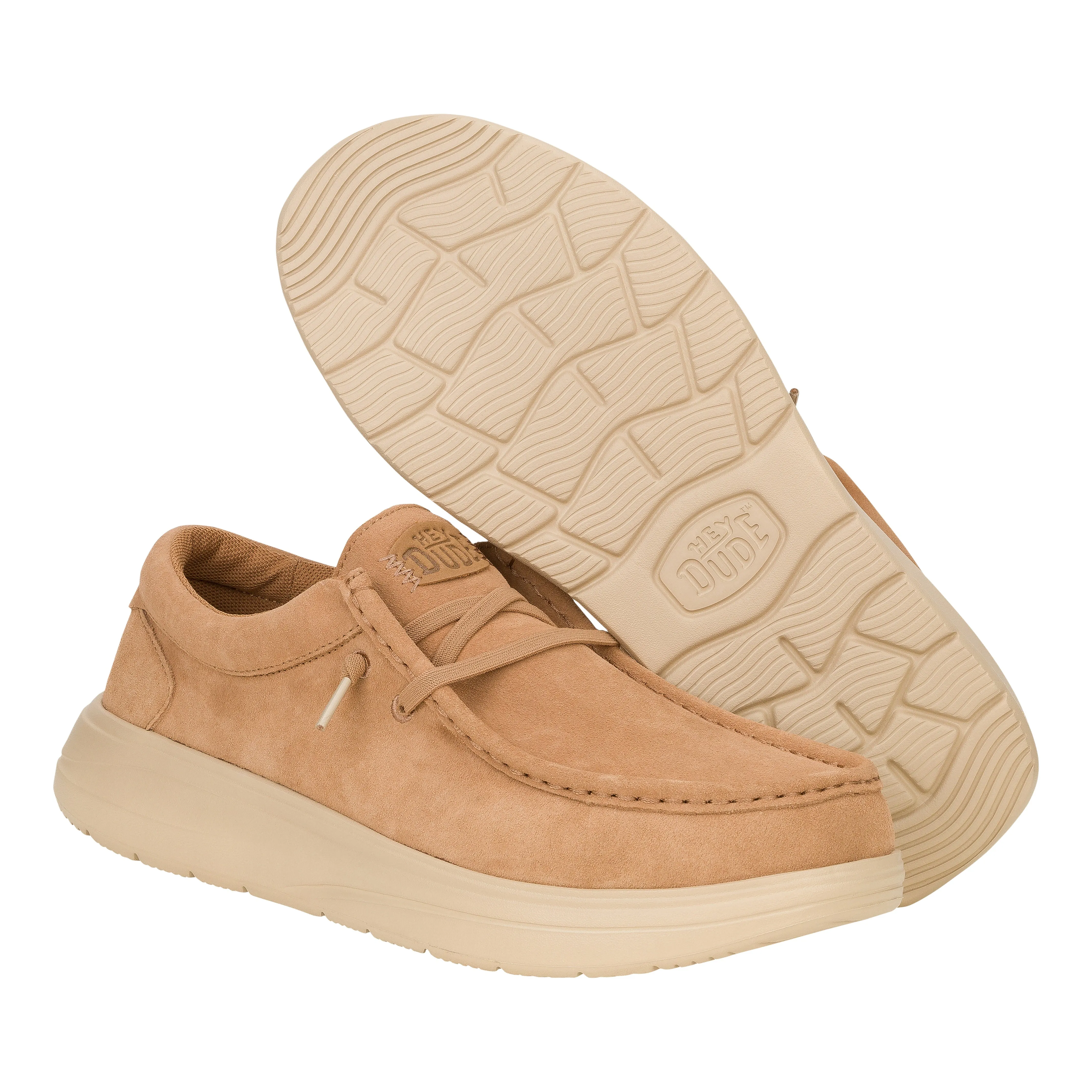 Wally Comf Suede - Tobacco Brown/Irish Cream sold by Hey Dude product image thumbnail 3