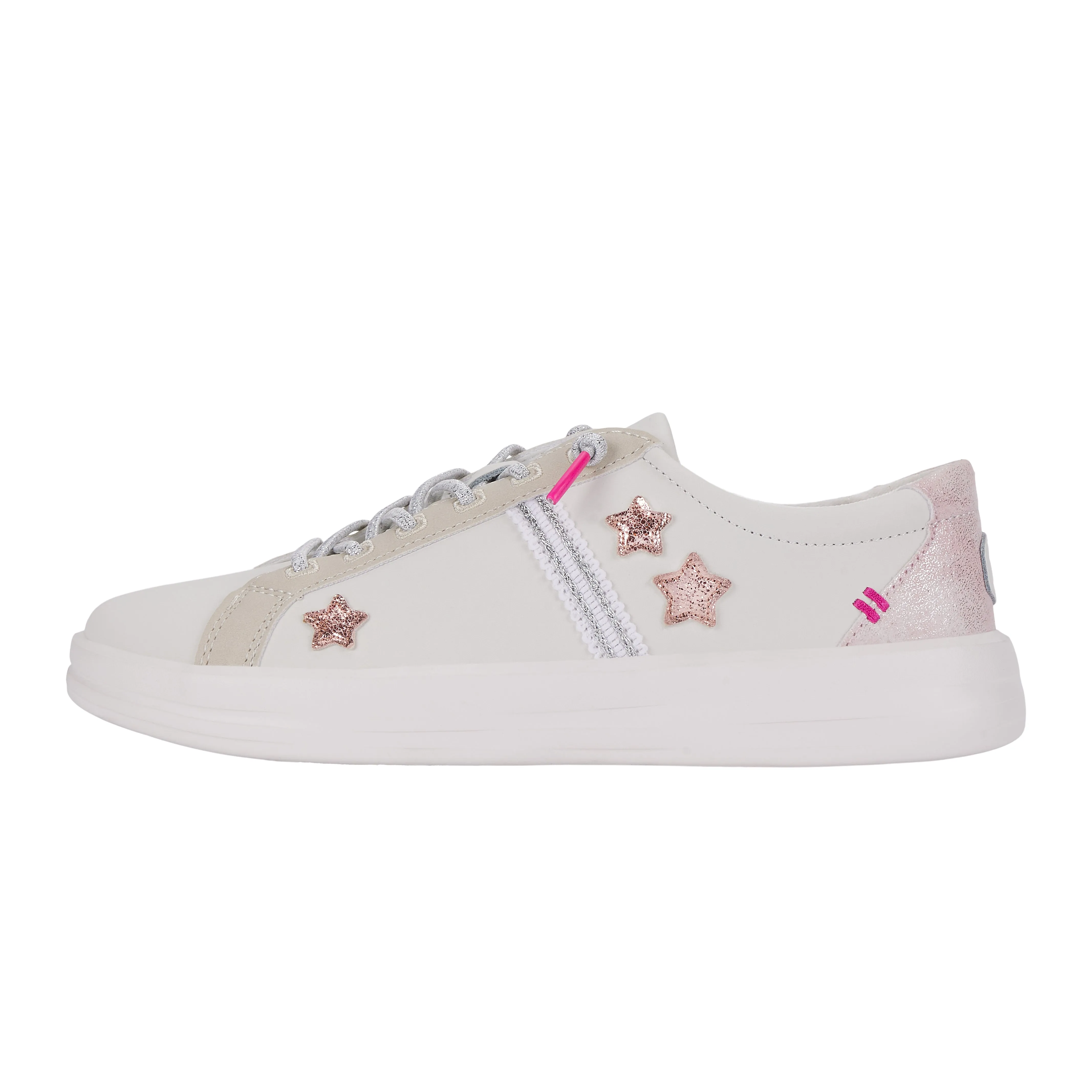 Karina Metallic Star - White sold by Hey Dude