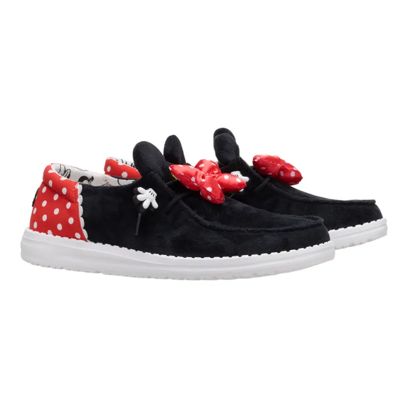 Disney Minnie Mouse Wendy - Minnie Black/Red made by Hey Dude